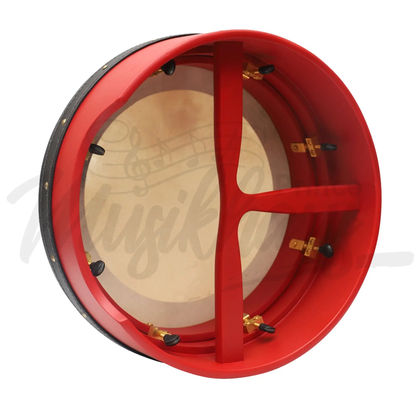 Muzikkon 14”X5’’ (35.5X12.5 Cm) Premium Celtic Irish Bodhran With Easy Tune System Deep Rim