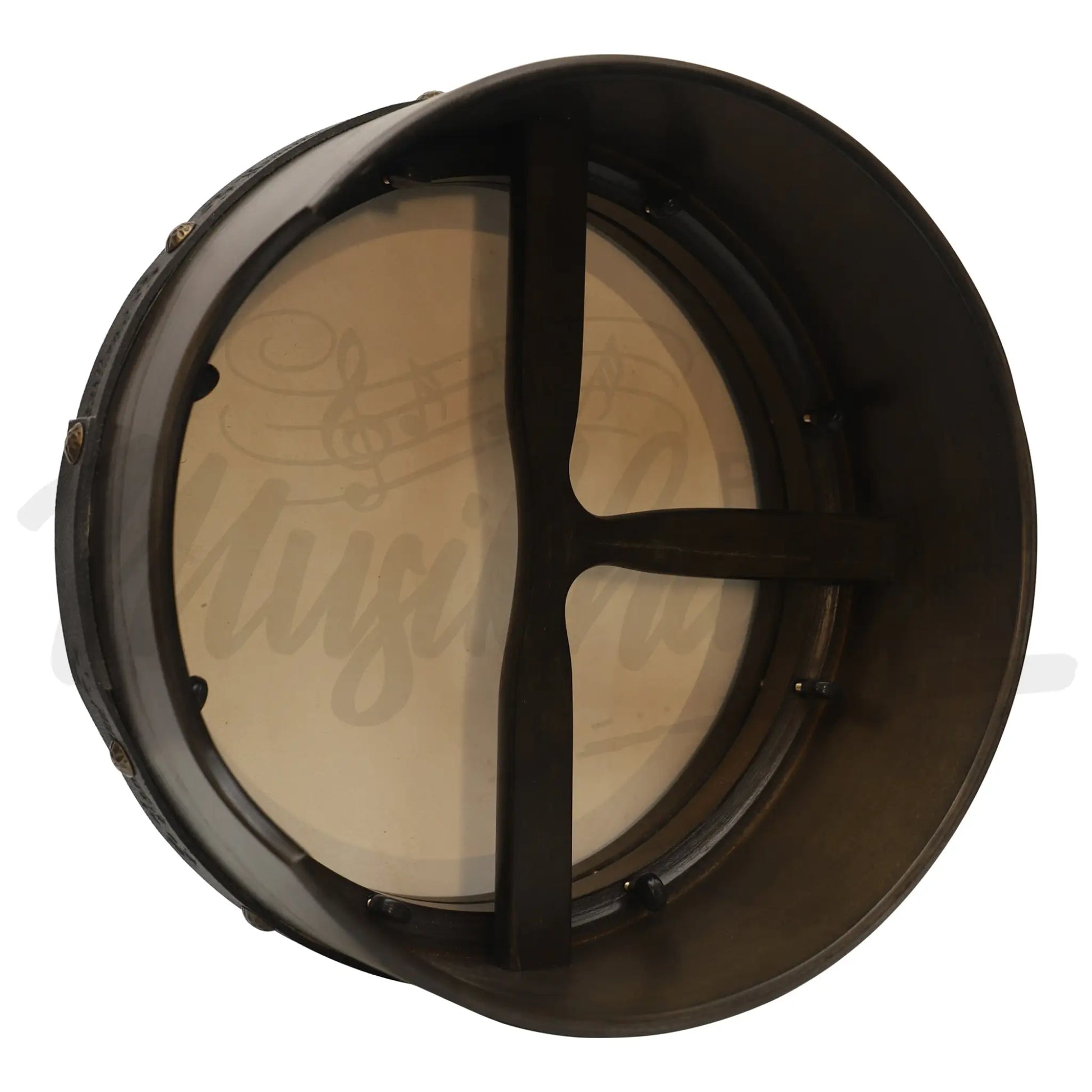 Muzikkon 14”X6’’ Premium Celtic Irish Bodhran With Easy Tune System Deep Rim T-Bar & Taped Finish