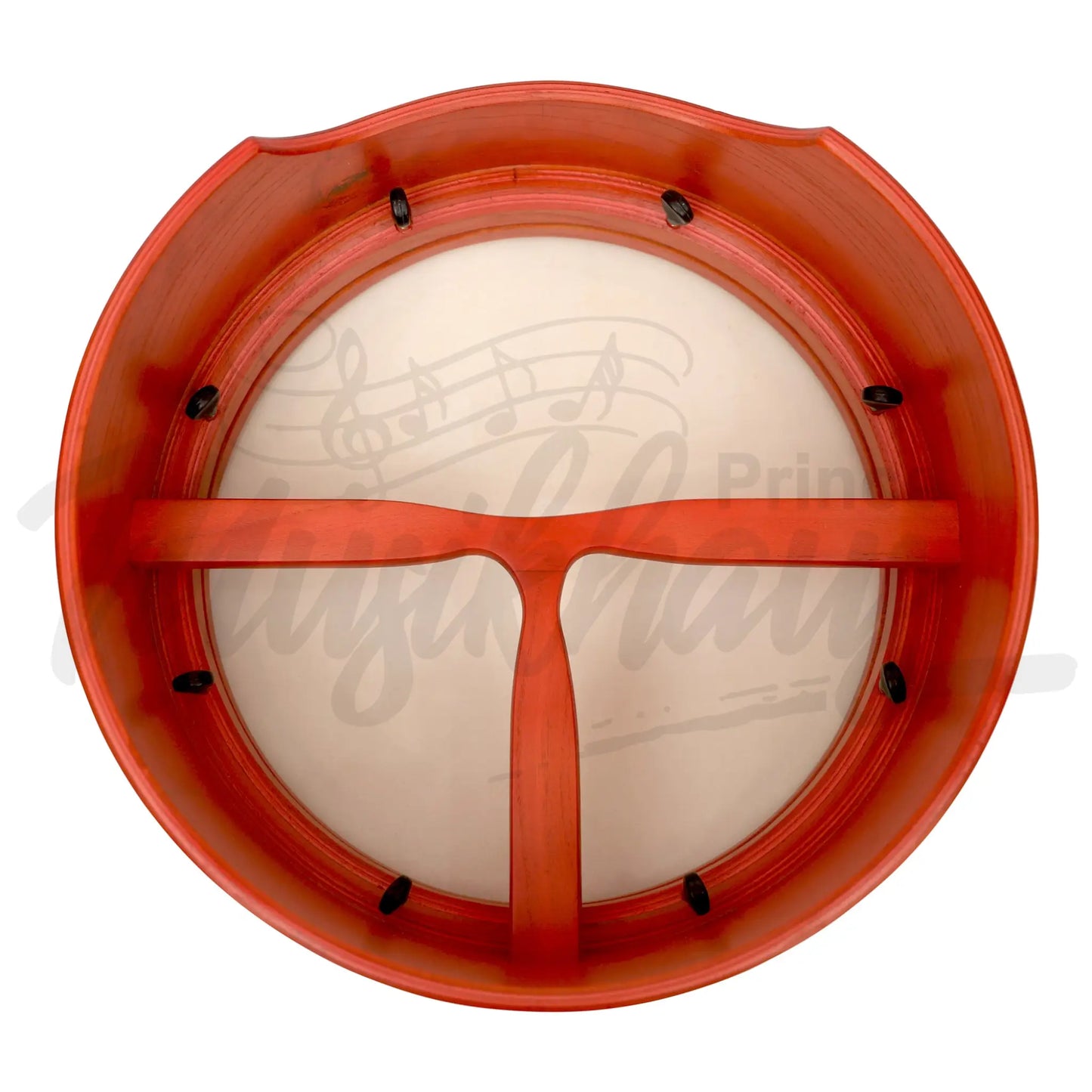 Muzikkon 14”X6’’ Premium Celtic Irish Bodhran With Easy Tune System Deep Rim T-Bar & Taped Finish