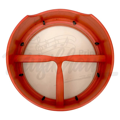 Muzikkon 14”X6’’ Premium Celtic Irish Bodhran With Easy Tune System Deep Rim T-Bar & Taped Finish