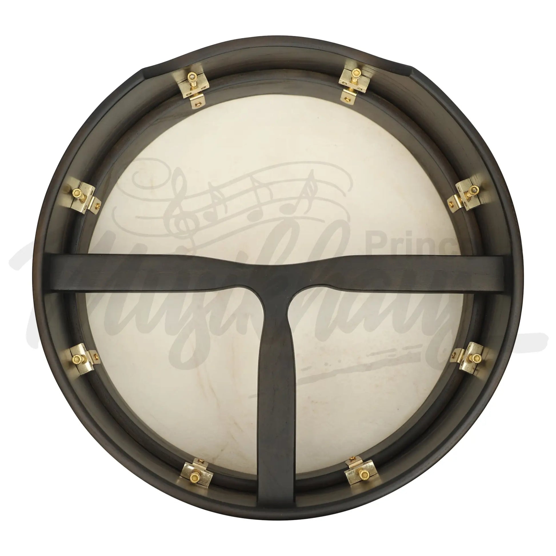 Muzikkon 14’’X4’’ Heartland Tunable Irish Bodhran With T-Bar & Taped Finish Deep Tune