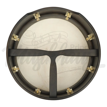 Muzikkon 14’’X4’’ Heartland Tunable Irish Bodhran With T-Bar & Taped Finish Deep Tune