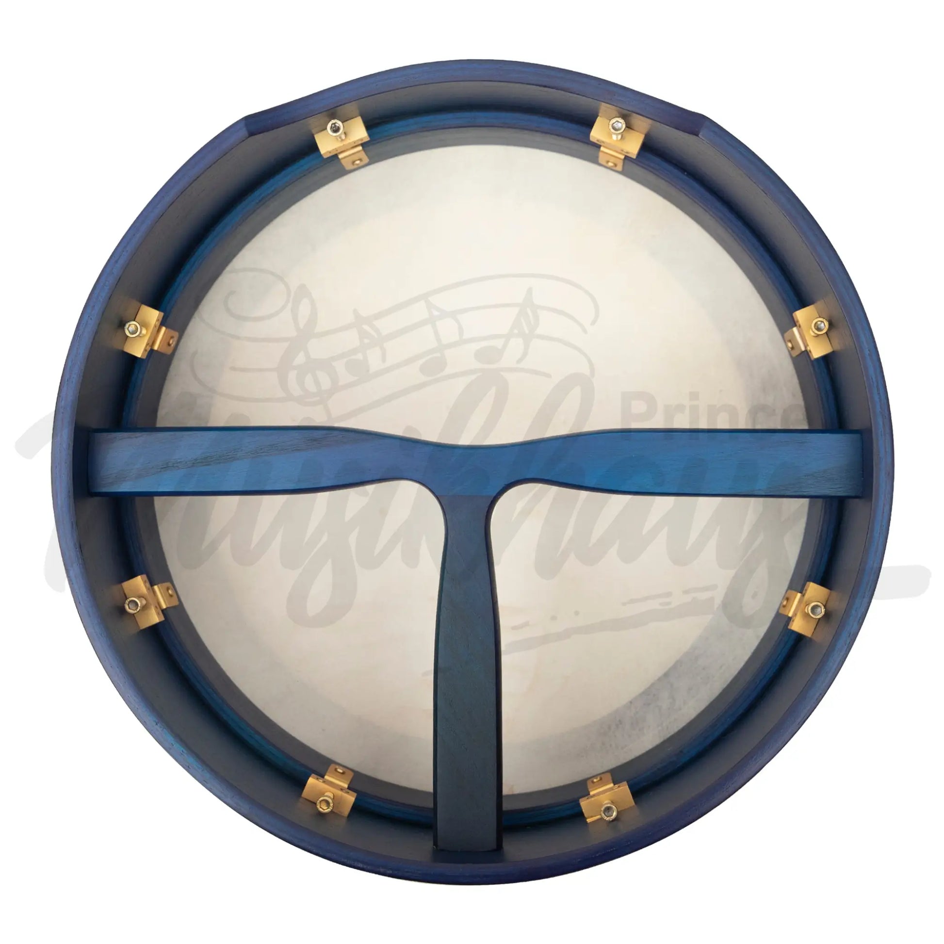 Muzikkon 14’’X4’’ Heartland Tunable Irish Bodhran With T-Bar & Taped Finish Deep Tune