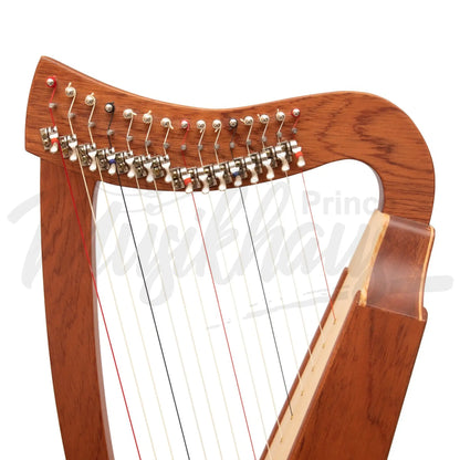 Muzikkon 15 String Trinity Ceilidh Harp Mahogany