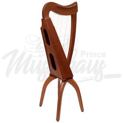 Muzikkon 15 String Trinity Ceilidh Harp Mahogany