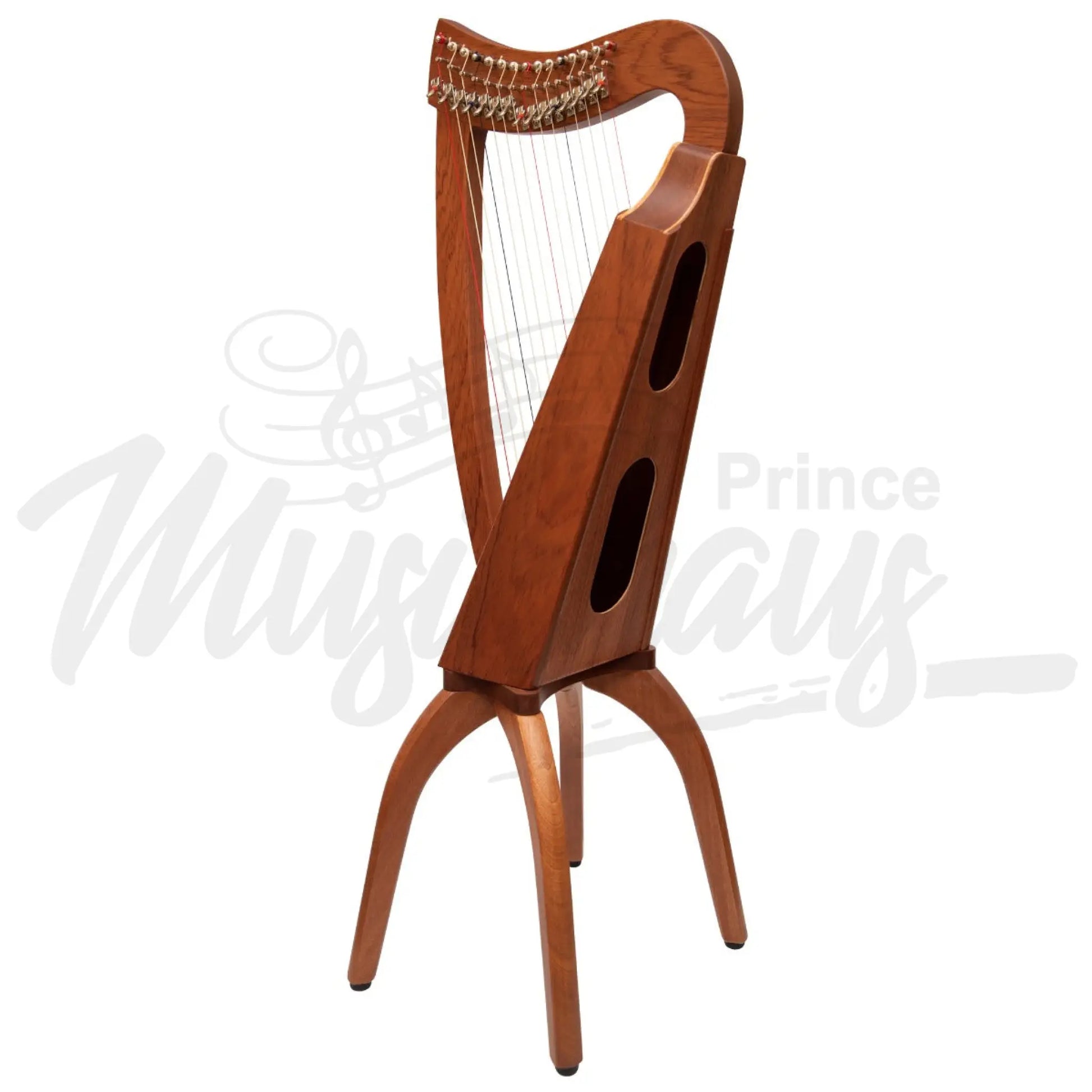 Muzikkon 15 String Trinity Ceilidh Harp Mahogany