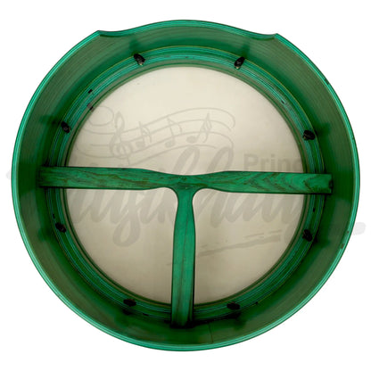 Muzikkon 15”X6’’ Premium Celtic Irish Bodhran With Easy Tune System Deep Rim T-Bar & Taped Finish