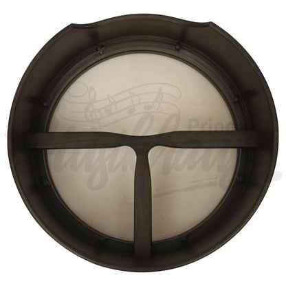 Muzikkon 15”X6’’ Premium Celtic Irish Bodhran With Easy Tune System Deep Rim T-Bar & Taped Finish