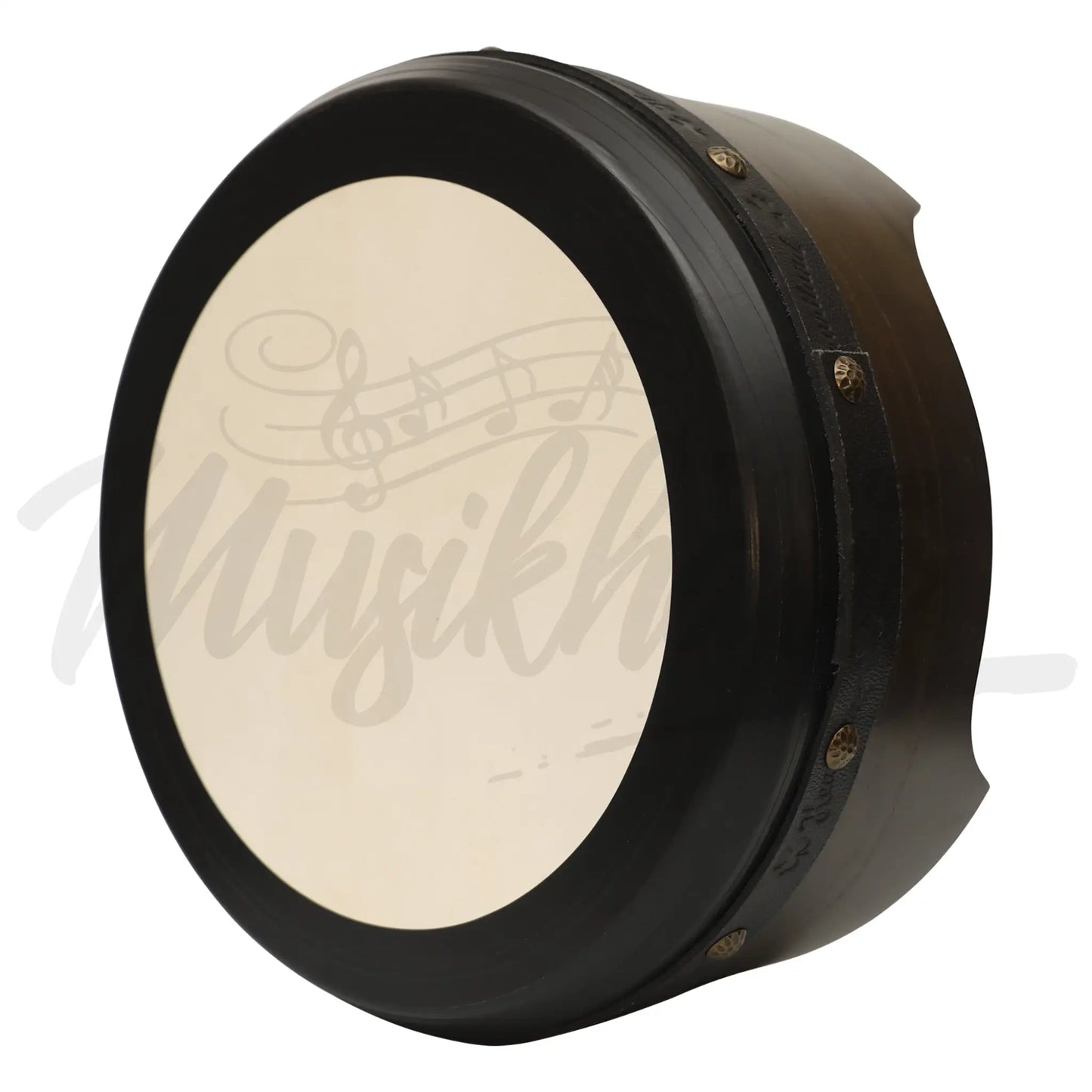 Muzikkon 15”X6’’ Premium Celtic Irish Bodhran With Easy Tune System Deep Rim T-Bar & Taped