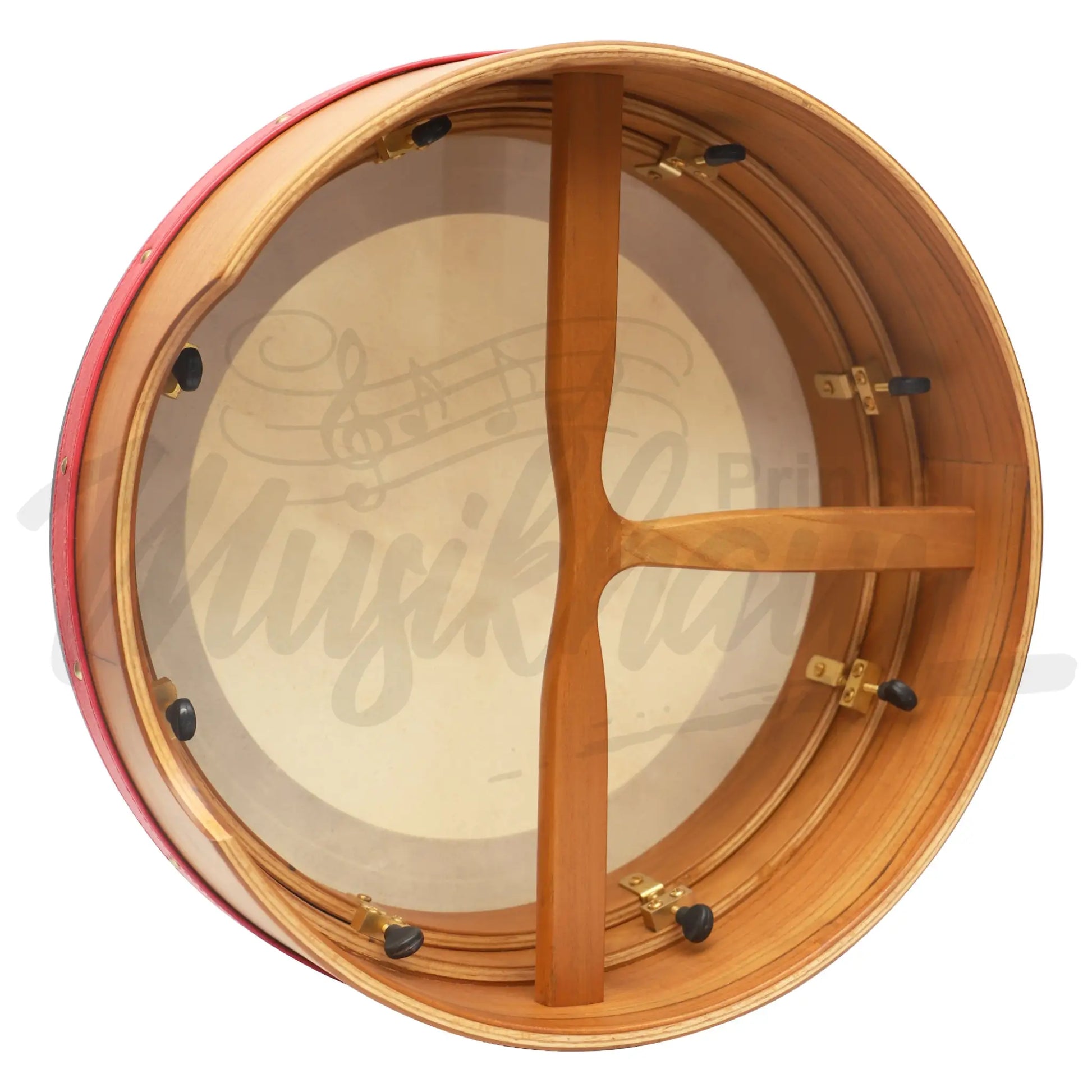 Muzikkon 16”X5’’ (40.5X12.5 Cm) Premium Celtic Irish Bodhran With Easy Tune System Deep Rim