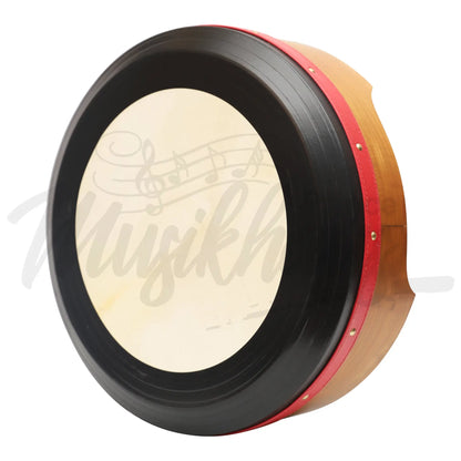 Muzikkon 16”X5’’ (40.5X12.5 Cm) Premium Celtic Irish Bodhran With Easy Tune System Deep Rim