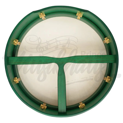 Muzikkon 16’’X4’’ Heartland Tunable Irish Bodhran With T-Bar & Taped Finish Deep Tune