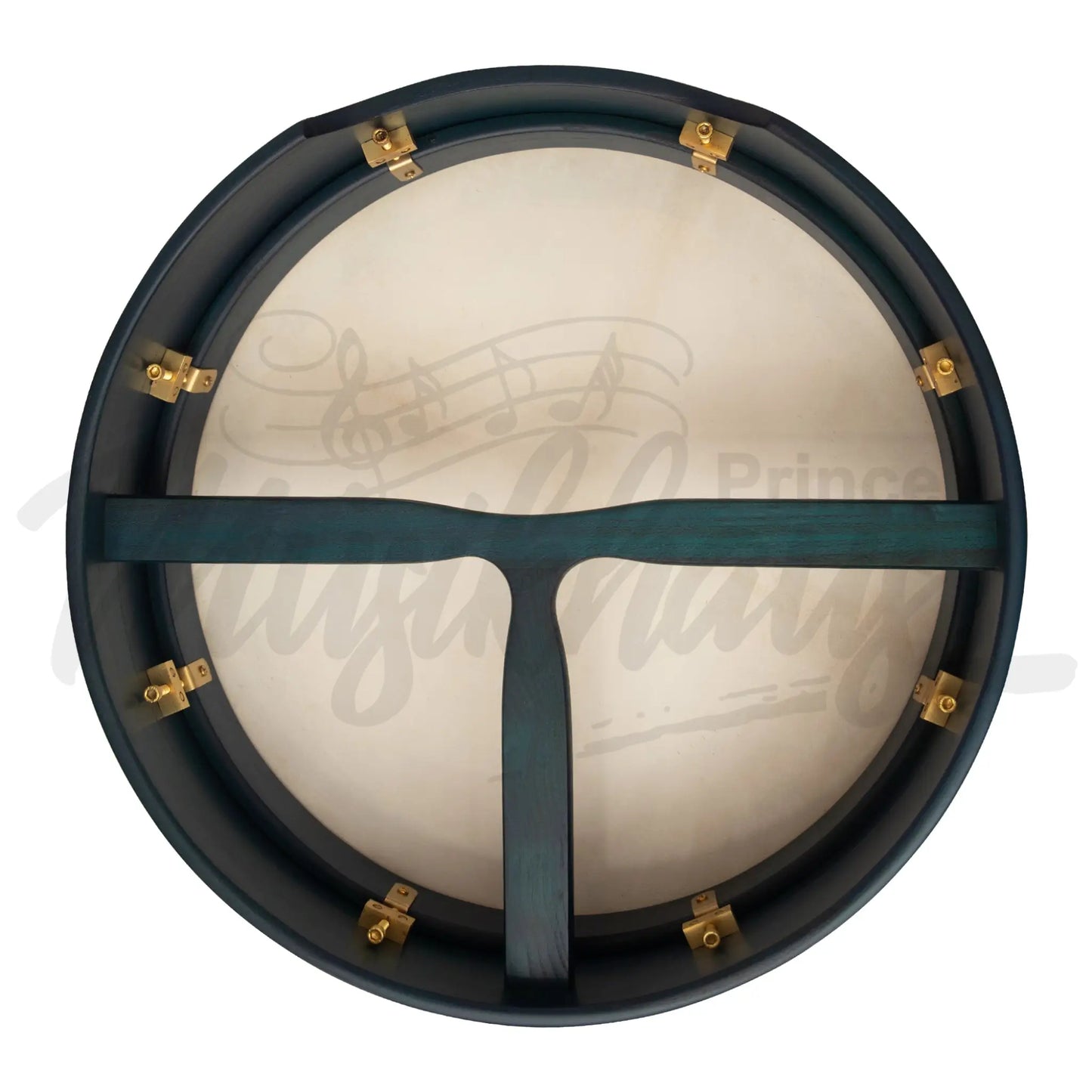 Muzikkon 16’’X4’’ Heartland Tunable Irish Bodhran With T-Bar & Taped Finish Deep Tune