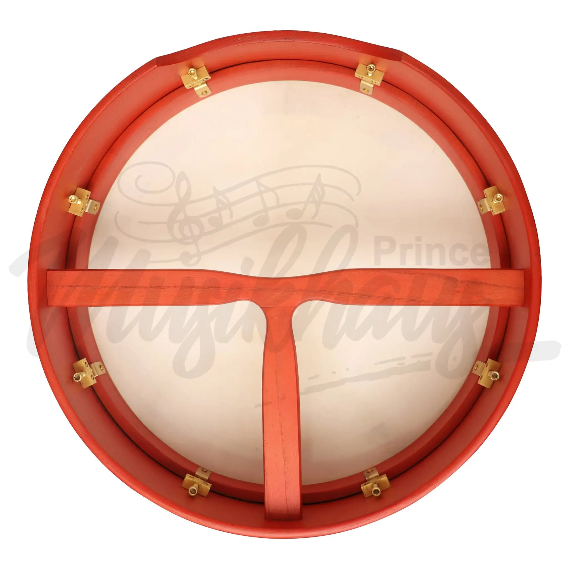 Muzikkon 16’’X4’’ Heartland Tunable Irish Bodhran With T-Bar & Taped Finish Deep Tune