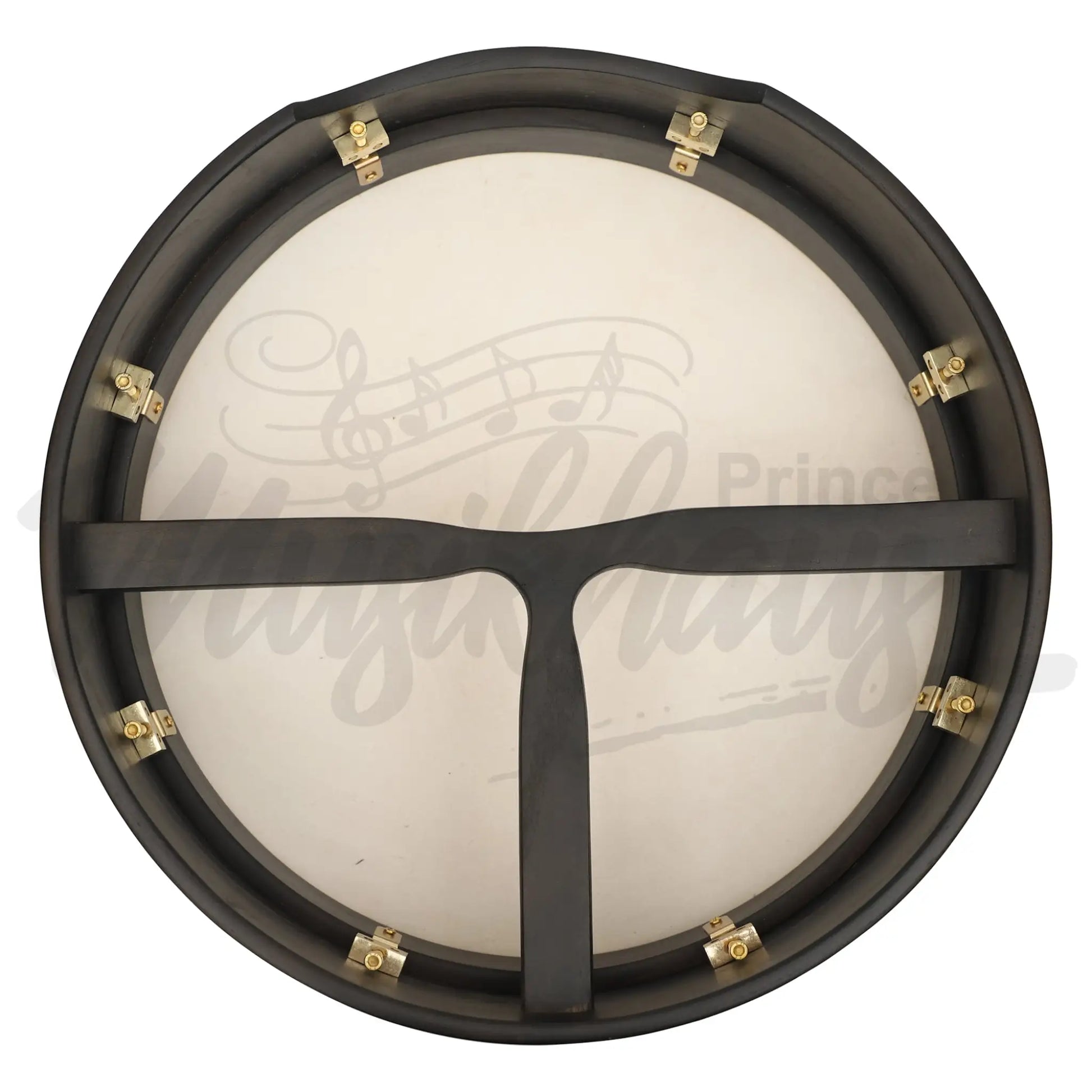 Muzikkon 16’’X4’’ Heartland Tunable Irish Bodhran With T-Bar & Taped Finish Deep Tune