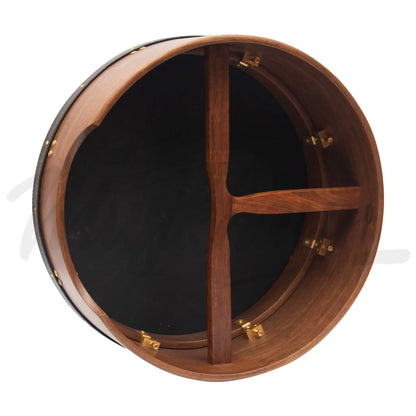 Muzikkon 16’’X6’’ Heartland Tunable Deep Rim Bodhran Rosewood T-Bar Goat Skin