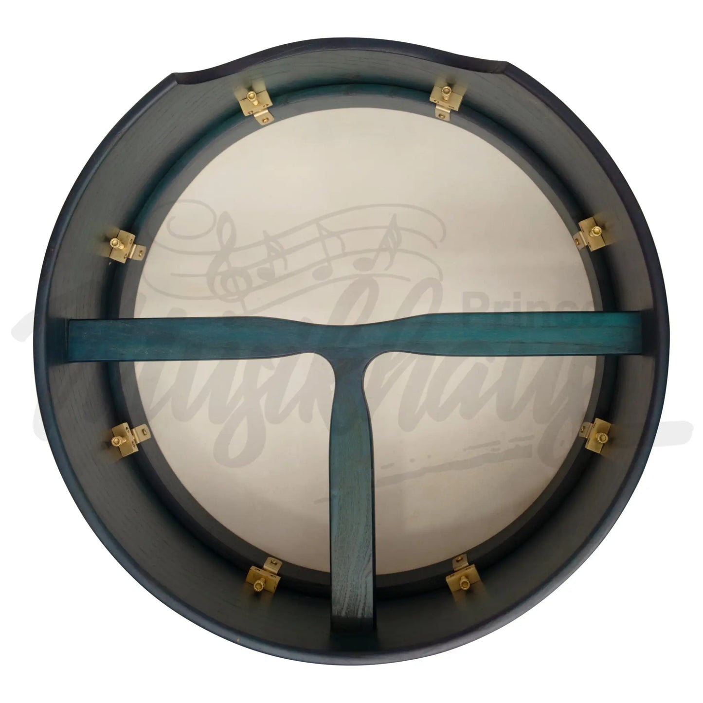 Muzikkon 16’’X6’’ Heartland Tunable Irish Bodhran Drum Deep Rim With T-Bar & Taped Finish