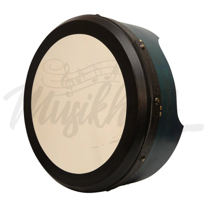 Muzikkon 16’’X6’’ Heartland Tunable Irish Bodhran Drum Deep Rim With T-Bar & Taped Finish