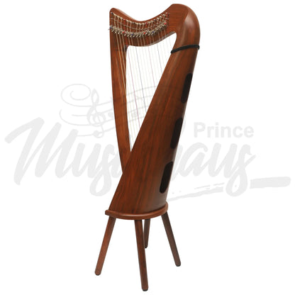 Muzikkon 19 String Claddagh Harp Rosewood