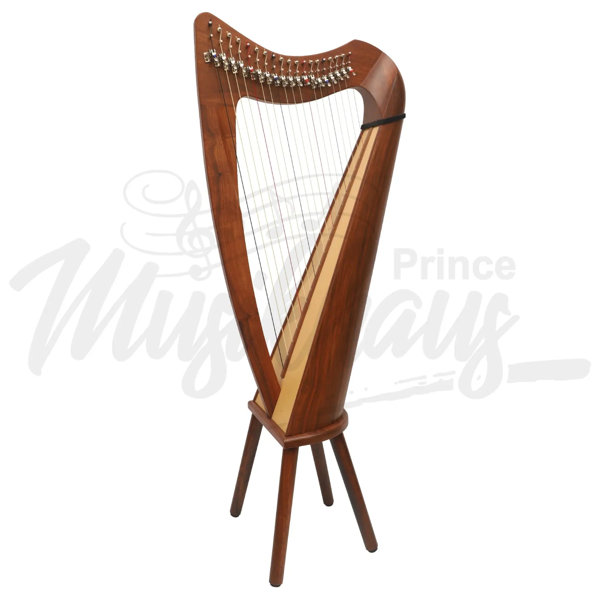 Muzikkon 19 String Claddagh Harp Rosewood