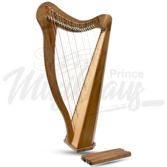 Muzikkon 22 String Ard Ri Harp Walnut