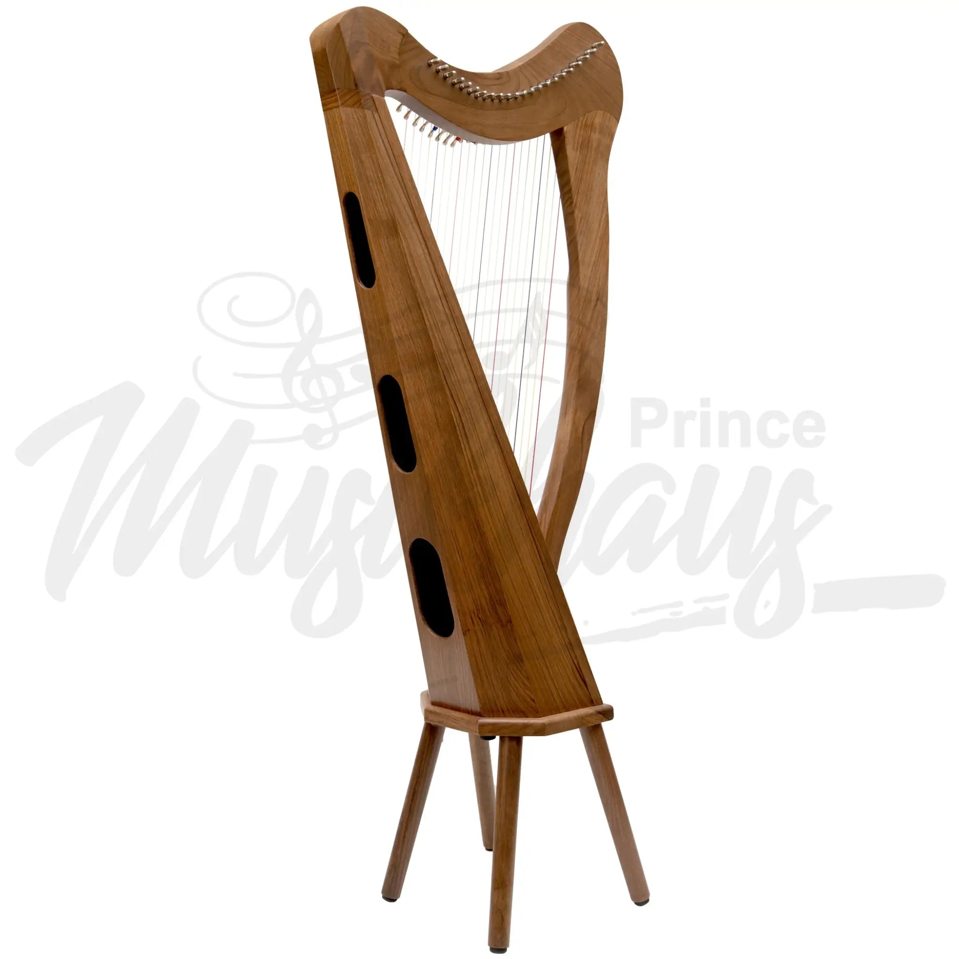 Muzikkon 22 String Ard Ri Harp Walnut