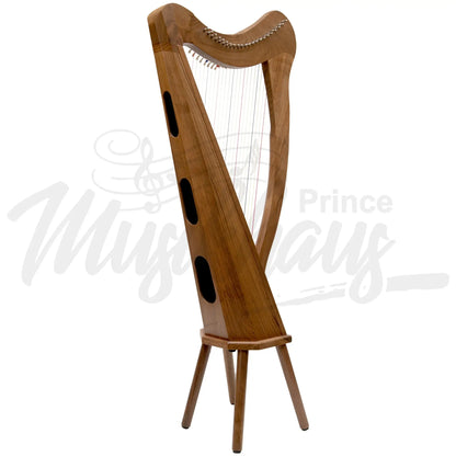 Muzikkon 22 String Ard Ri Harp Walnut