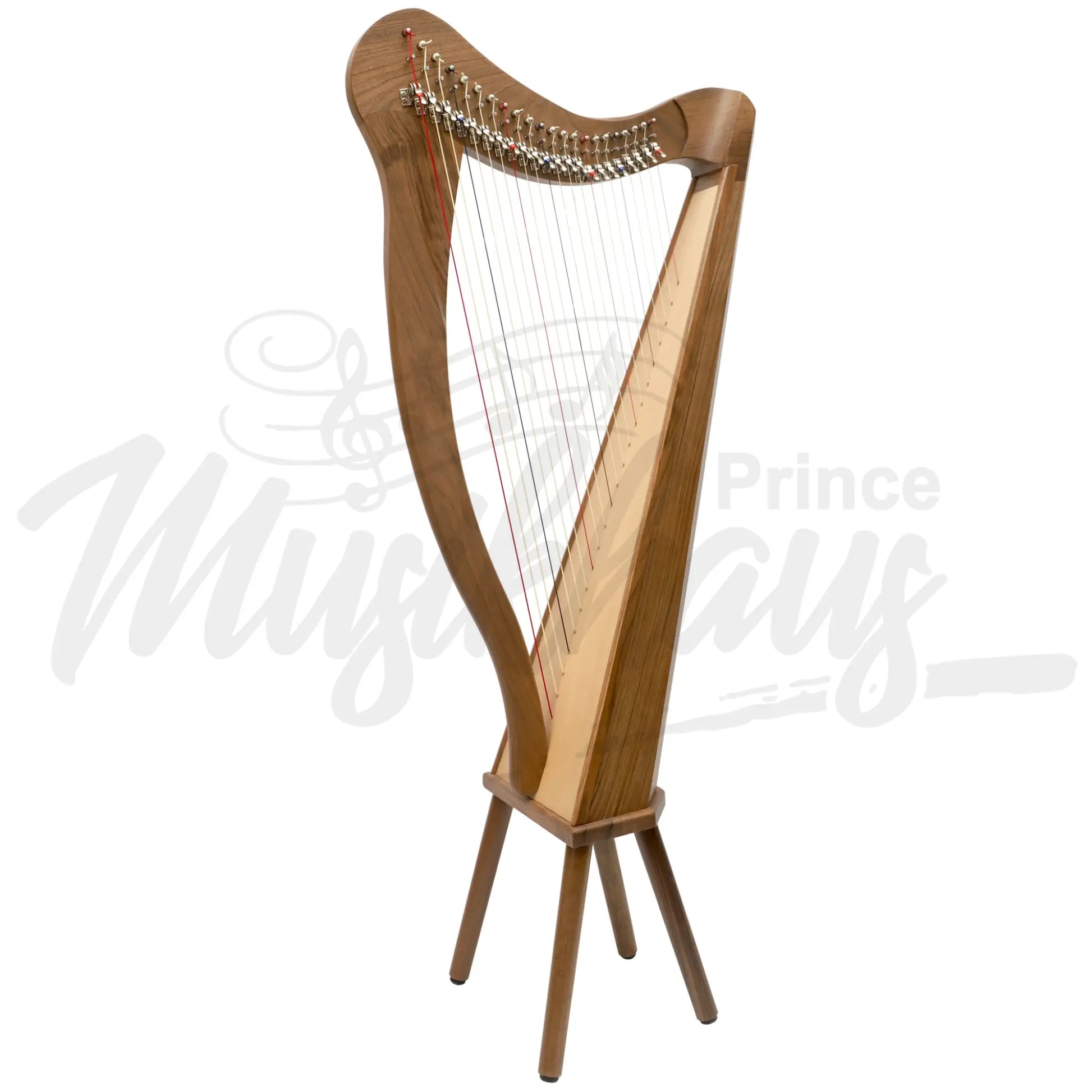 Muzikkon 22 String Ard Ri Harp Walnut