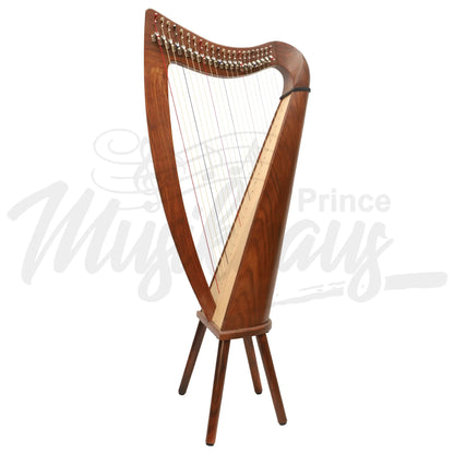 Muzikkon 22 String Claddagh Harp Rosewood