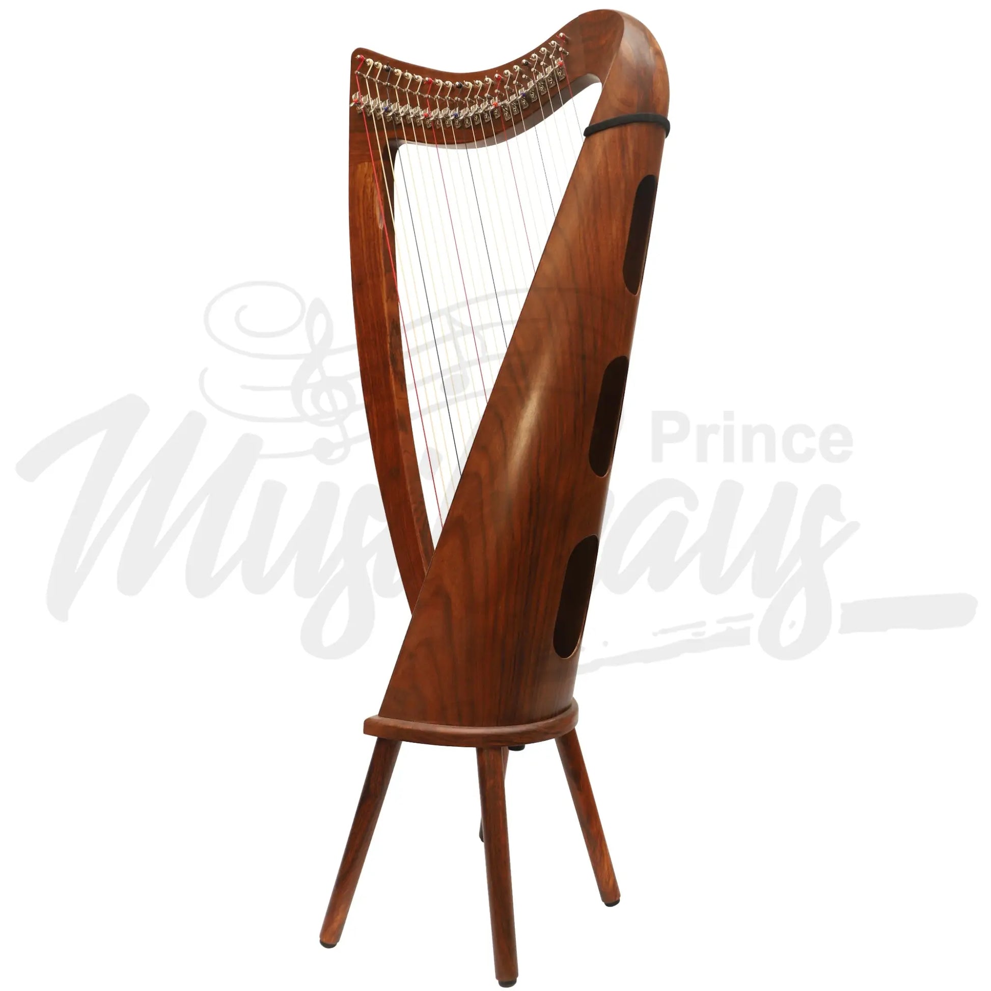 Muzikkon 22 String Claddagh Harp Rosewood