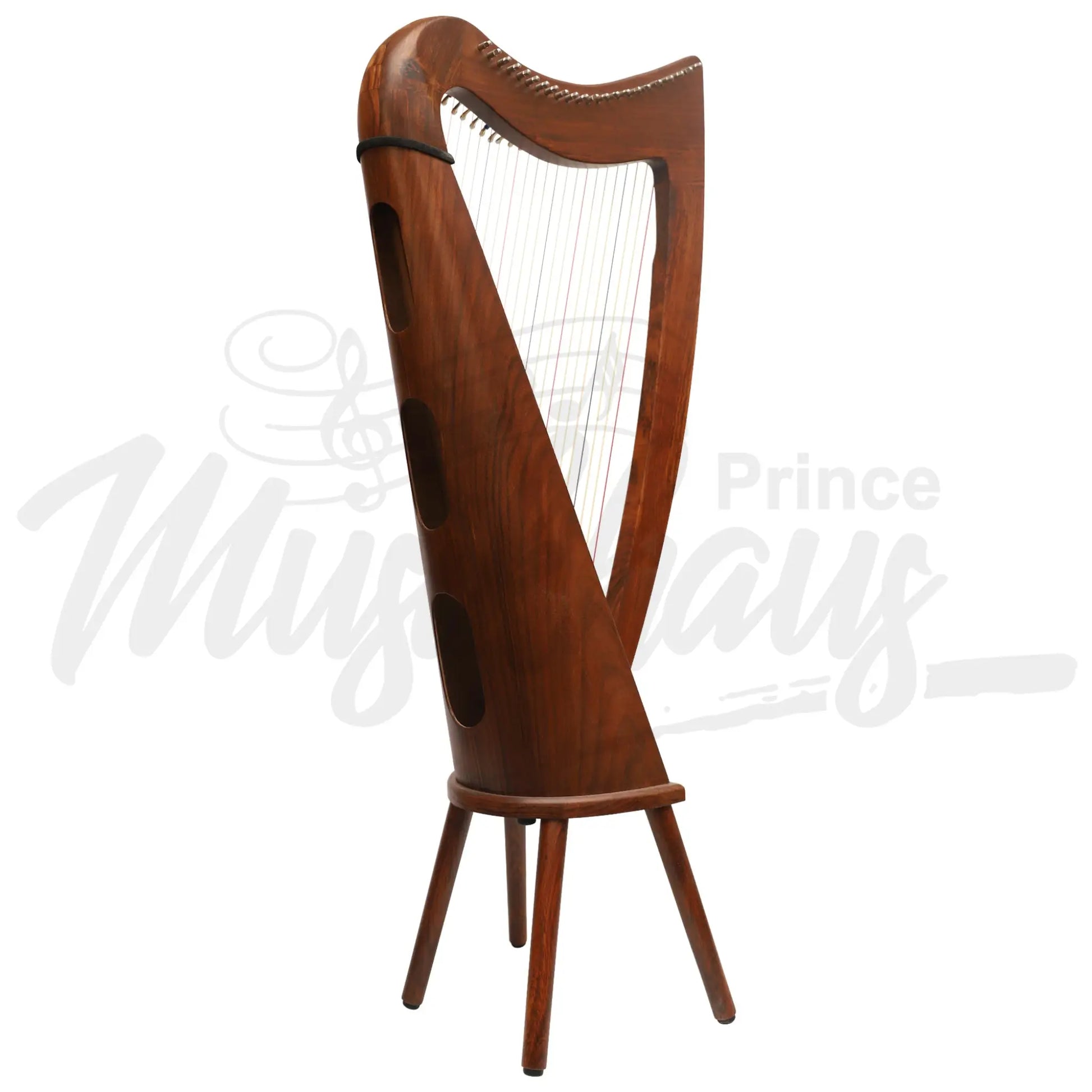 Muzikkon 22 String Claddagh Harp Rosewood