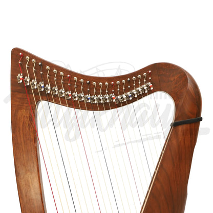 Muzikkon 22 String Claddagh Harp Rosewood