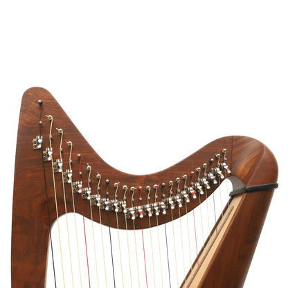 MUZIKKON 24 STRING CLADDAGH HARP ROSEWOOD