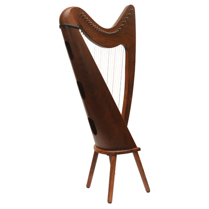 MUZIKKON 24 STRING CLADDAGH HARP ROSEWOOD