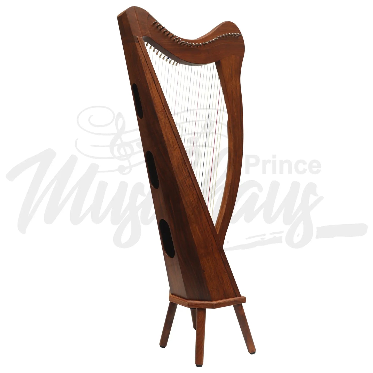 Muzikkon 27 String Ard Ri Harp Rosewood