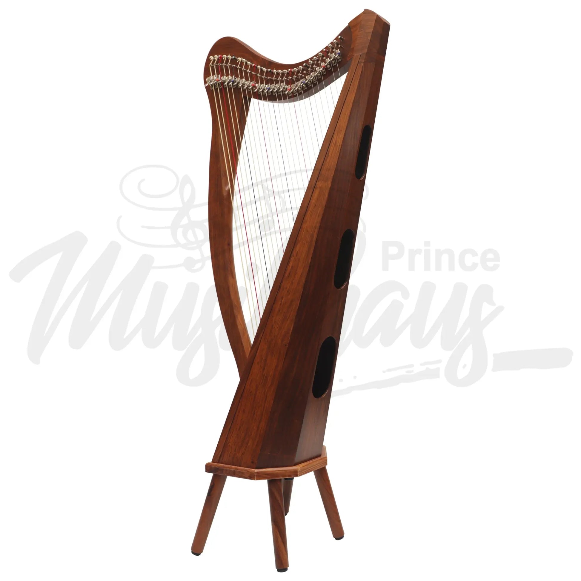 Muzikkon 27 String Ard Ri Harp Rosewood