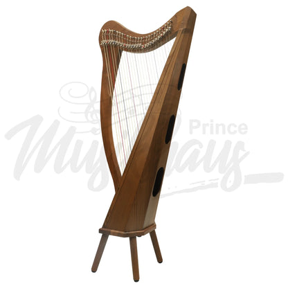 Muzikkon 27 String Ard Ri Harp Walnut