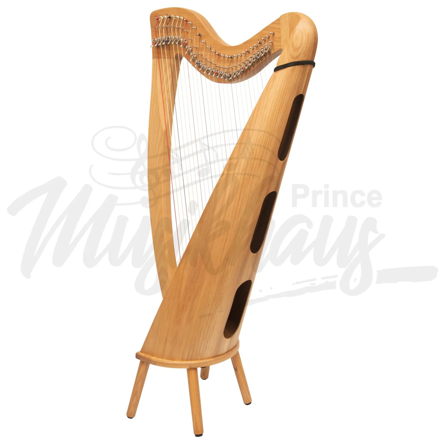 Muzikkon 28 String Claddagh Harp Ashwood