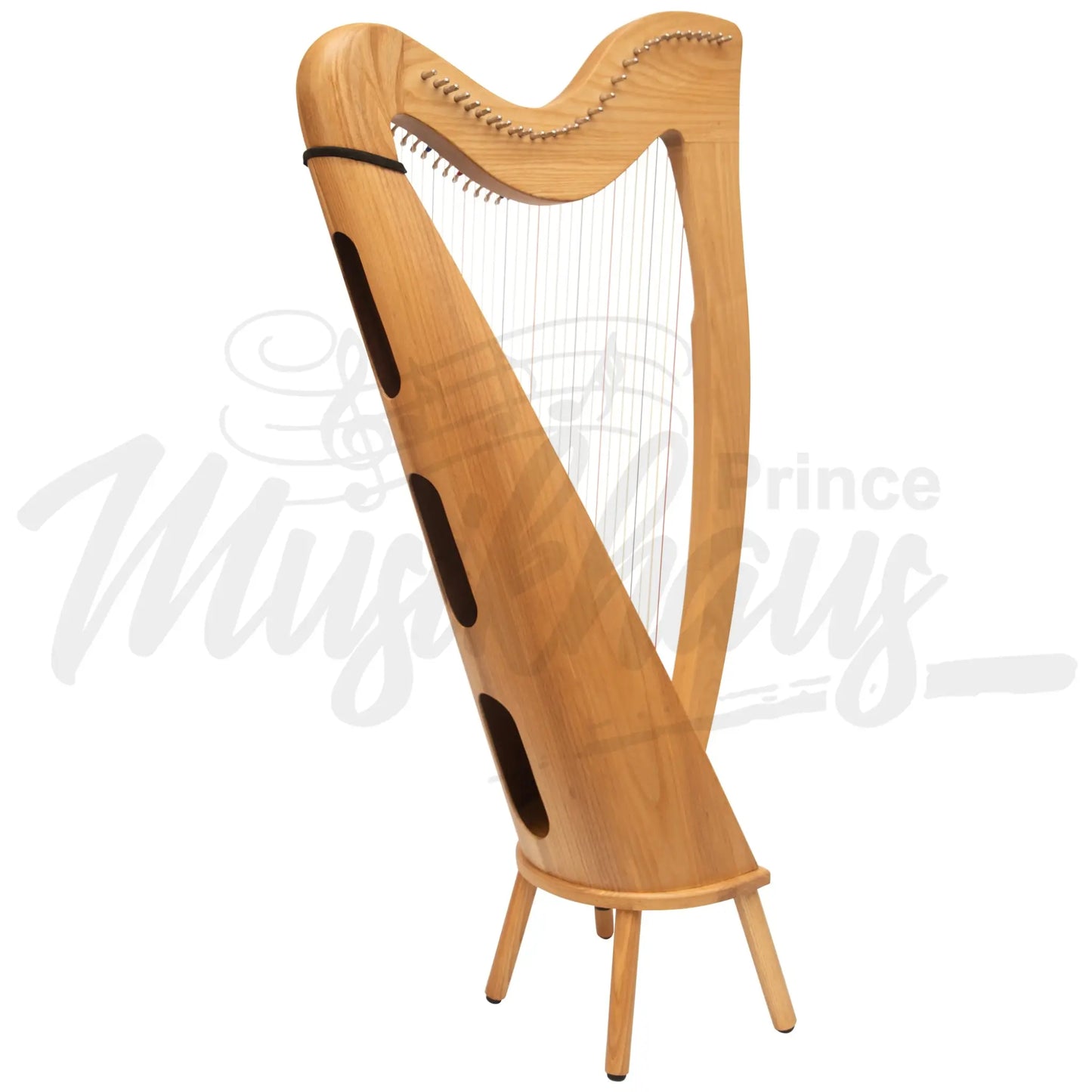 Muzikkon 28 String Claddagh Harp Ashwood