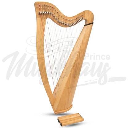 Muzikkon 28 String Claddagh Harp Ashwood