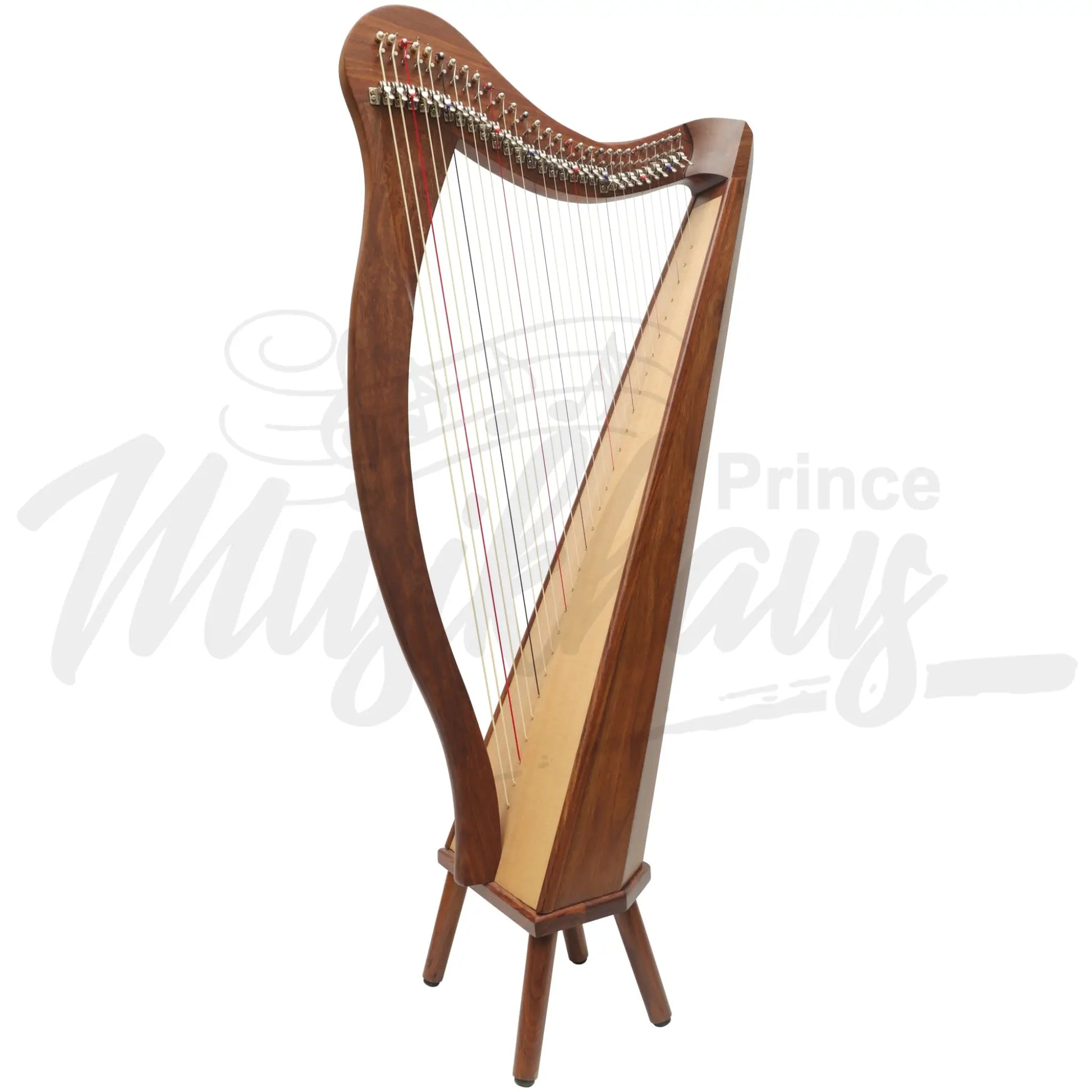 Muzikkon 29 String Ard Ri Harp Rosewood