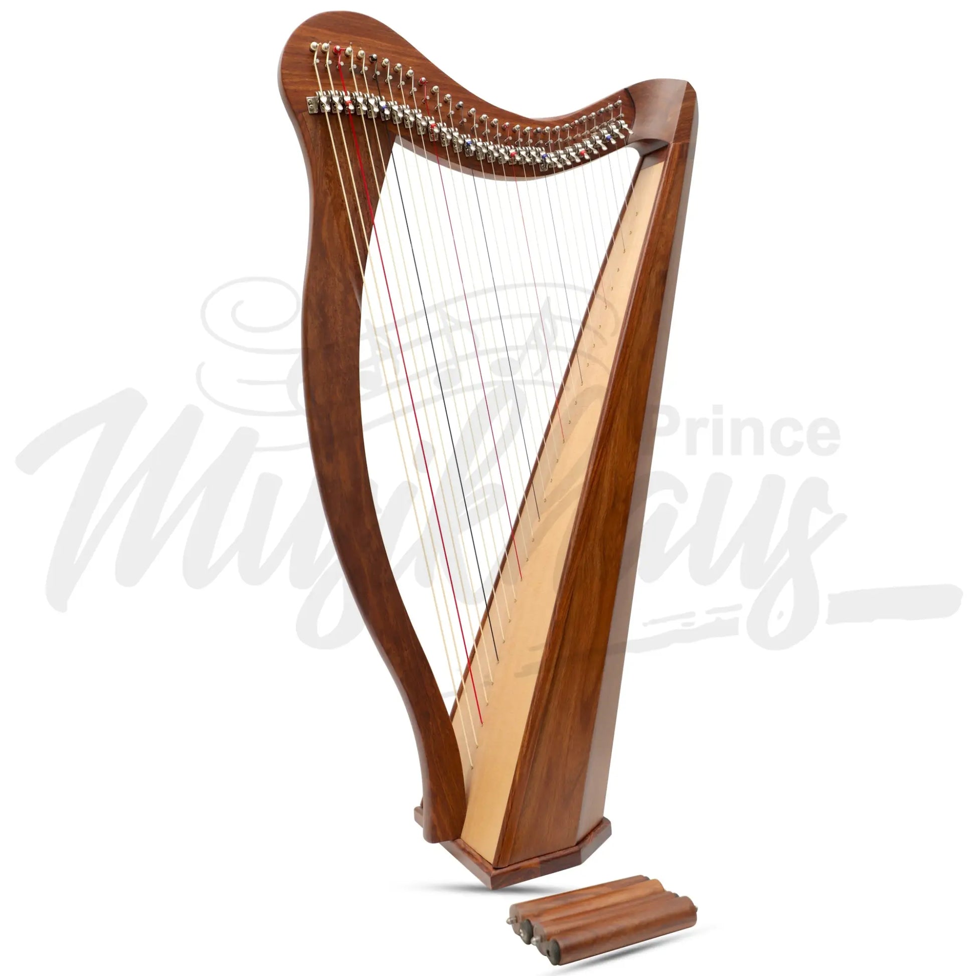 Muzikkon 29 String Ard Ri Harp Rosewood