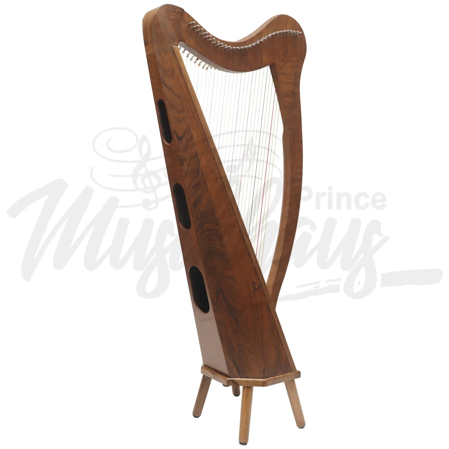 Muzikkon 29 String Ard Ri Harp Walnut