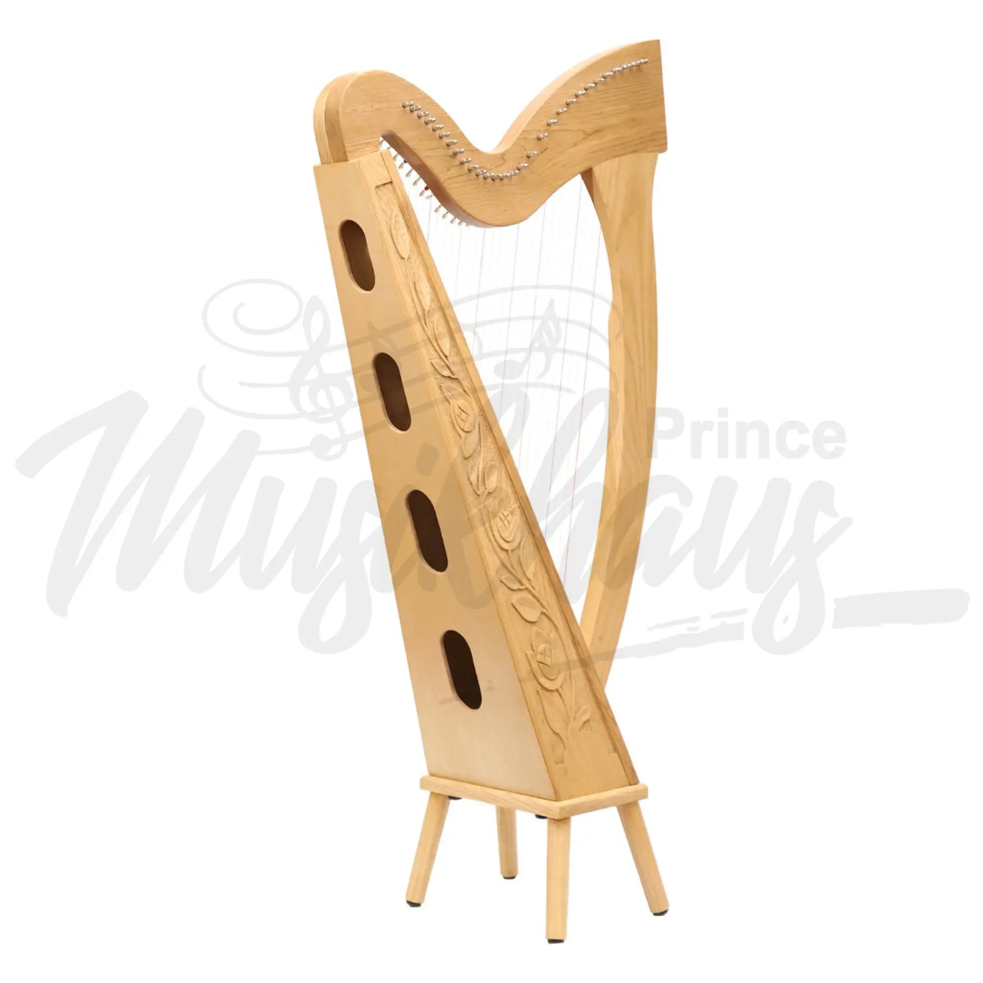 Muzikkon 29 String Trinity Harp Ashwood