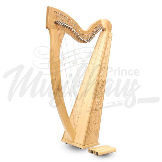 Muzikkon 29 String Trinity Harp Ashwood