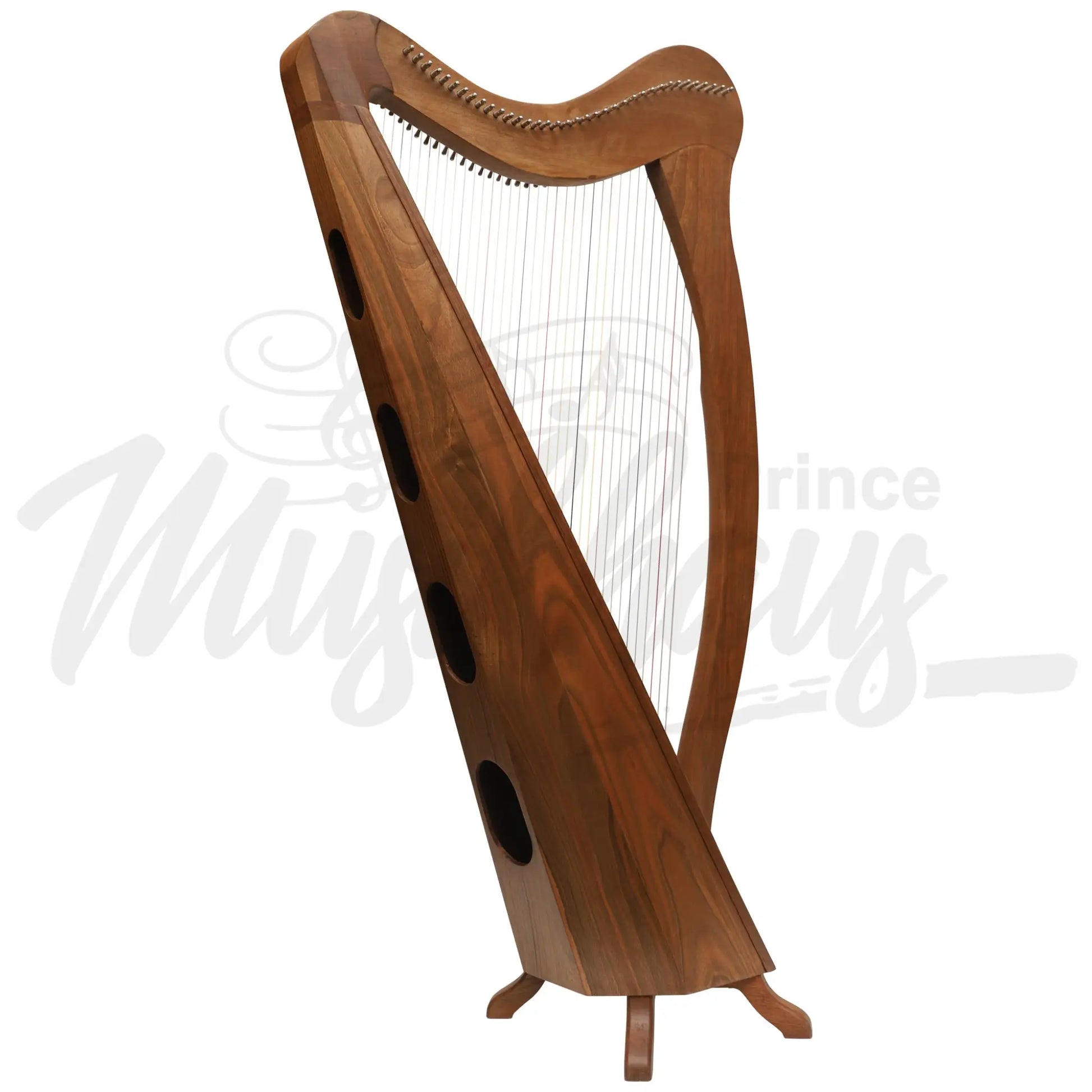 Muzikkon 36 String Ard Ri Harp Walnut