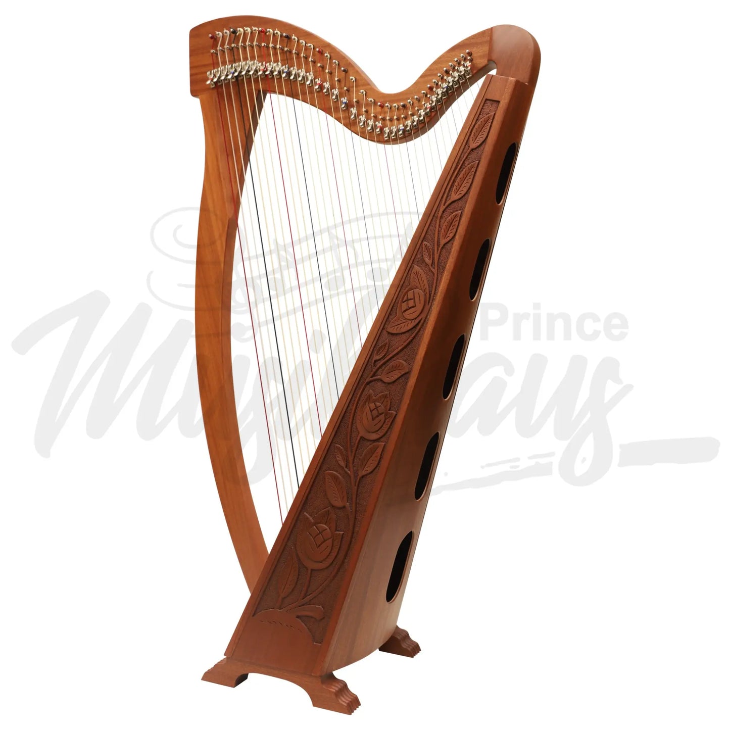 Muzikkon 36 Strings Trinity Harp Mahogany