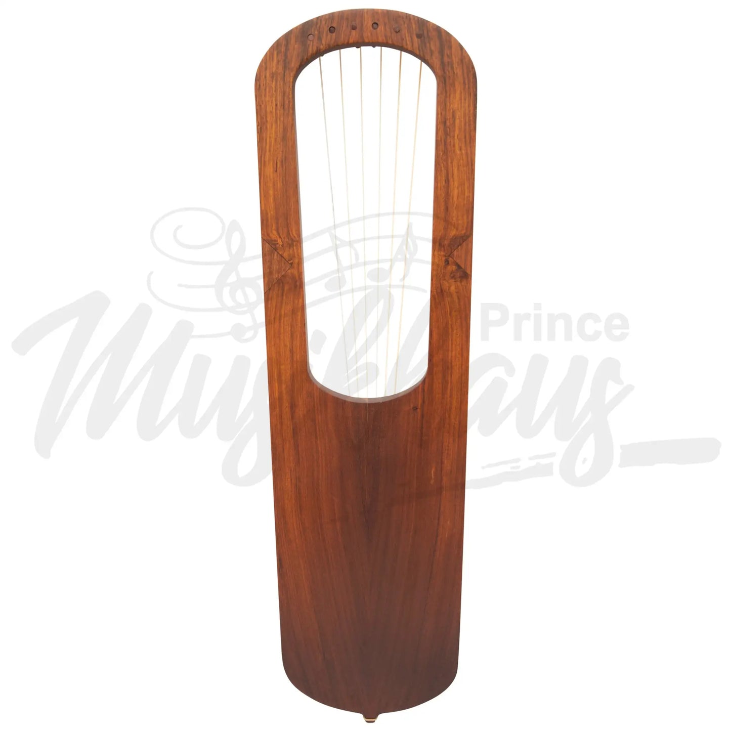 Muzikkon Anglo Saxon Lyre Harp Rosewood After Prittlewell Mid 7Th Century