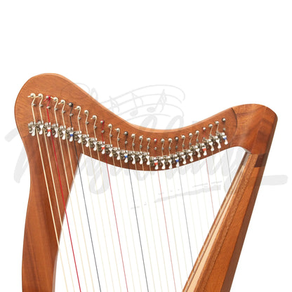 Muzikkon Ard Ri Harp 27 String Mahogany