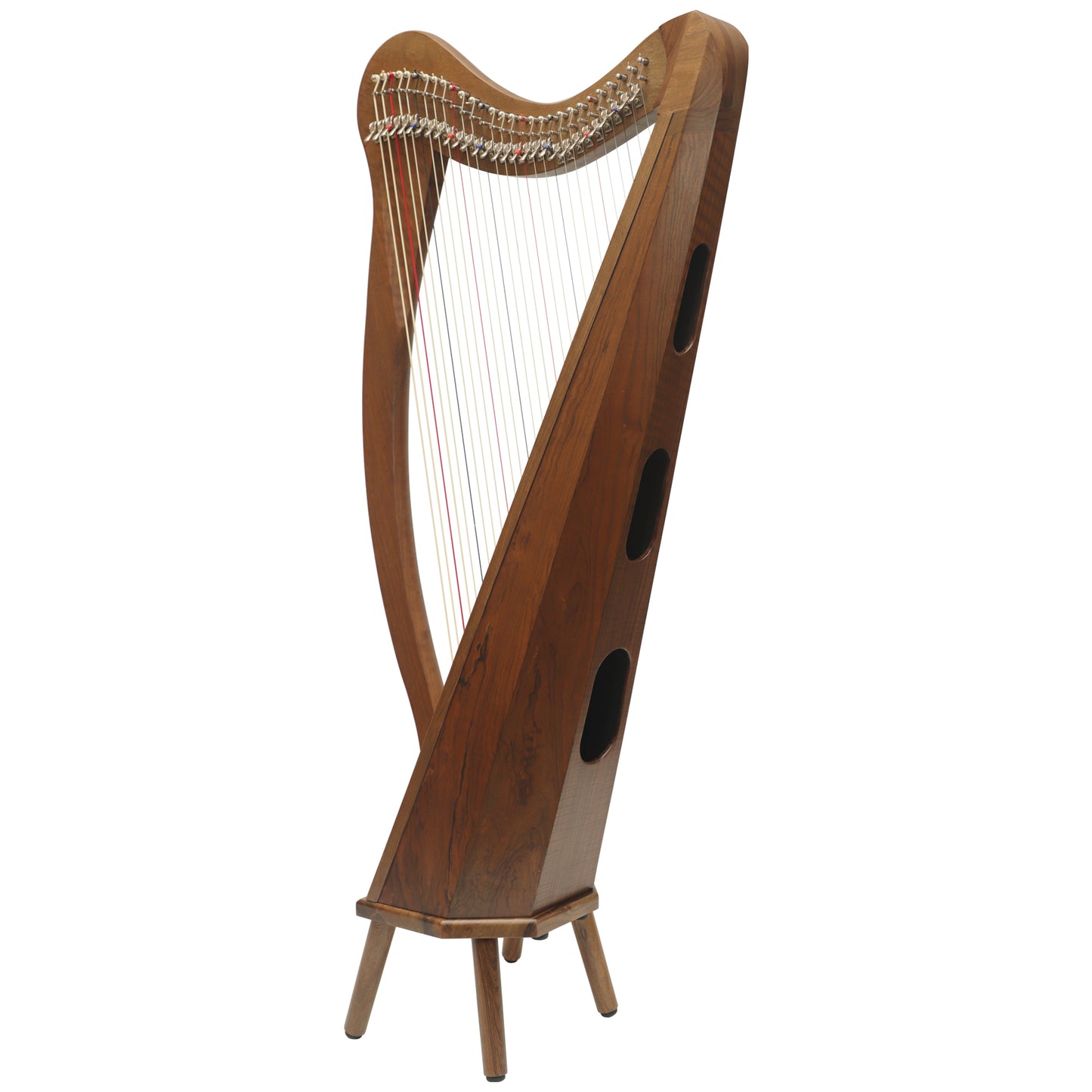 MUZIKKON 29 STRING ARD RI HARP WALNUT